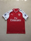 17 18 Arsenal Wilshere Soccer Jersey Football Shirt England    authentic   