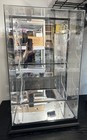 Lot Of 2 - 3 Tier Full Size Football Display Case W  Mirror Back