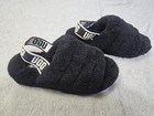 Ugg Shoes Womens Size 7 Black Fluff Yeah Slide Slippers Fuzzy Sandals Cozy