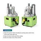 Portable Dental Suction System Pump High Volume semi-dry System Suction Machine