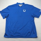 Indianapolis Colts Nike Onfield Apparel Mens 2xl Short Sleeve 1 4 Zip Jacket Nfl