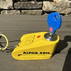 Oxford Alpha Xd14 Motorcycle Disc Lock - Yellow  one Key 