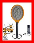 Cordless Rechargeable Bug Zapper Mosquito Insect Electric Fly Swatter Racket 17z