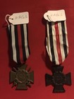 Ww1 German War Honour Cross Service Medal With Swords 1    Without Swords 1  