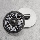 5pack Round Cross Shield White Brown Blocks Accessory For Minifigures Gb6cs64