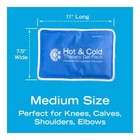 Roscoe Medical Reusable Cervical Hot   Cold Pack  Medium  7 5 X 11 Inches Bg7511