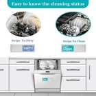 Clean Dirty Dishwasher Non Scratch Magnet Magnetic Backing Washing Running Sign