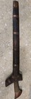 Antique Filipino Kalis Kris Wavy Sword W  Wood And Copper Scabbord  22in