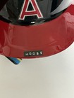 Mike Moustakas  Angels Game Worn Mach Pro Batting Helmet Career Hr  212 Mlb Auth