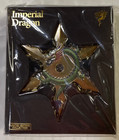 2oz  999 Avdp Copper - Gold Gilded Imperial Dragon Ninja Star - Mint In Box