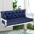  Porch Swing Cushions  Memory Foam Swing Cushion For Outdoor Furniture  Blue