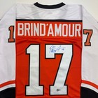 Autographed signed Rod Brind amour Philadelphia Orange Hockey Jersey Beckett Coa