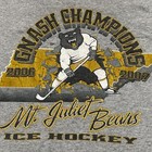Vintage 2006-07 Mt  Juliet Bears Gnash Champions Hockey T-shirt Large Black