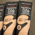 4x 200 Nude- Revlon Colorstay Full Cover Matte Foundation  24 Hr Wear  1 0 Fl Oz