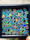 Aaa Quality Natural Ethiopian Opal Pear Faceted Cut Welo Fire Gemstone Cabochon