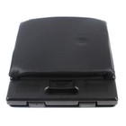 4-level Height Adjustable Footstool Pvc Leather Soft Foot Rest Pad Ottoman Stool