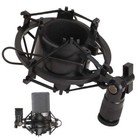 Condenser Microphone Mic Shock Mount Holder Clip Stand F studio Music Recording