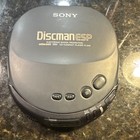 Vintage Sony Discman Esp Cd Player D-245 Mega Bass Shock Protection Portable