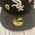 New Era Chicago White Sox Black Chainstitchheart Edition 59fifty Fitted Hat