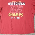 Washington Nationals Shirt Mens Mlb 2019 World Series Champs 2xl T-shirt