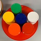 Vtg Mcm Mid Century Ingrid Chicago Party Ball Picnic Camping Home Set For 6 Mcm