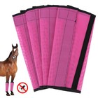 Set Of 4 Mesh Fly Boots For Horse For Preventing Flies And Mosquitoes Bites