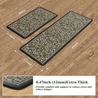 Kitchen Mats For Floor 2pcs  Cushioned Anti Fatigue Mat Non Slip Waterproof K   