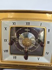 Vintage 1954 Crosley Vacuum Tube Am Clock Radio Burgundy gold - Works Great 