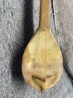 Vintage Balkan Wood Gusle Carved String Instrument 