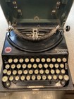 Antique 1920 s Remington Portable Typewriter W case Serial  nx68925 Tested works