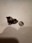 Vintage French Bulldog Porcelain Lusterware Figurine   Made In Japan