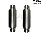 2 5  Inlet   Outlet Exhaust Muffler 12  Length Resonator Ss Pair Of 2