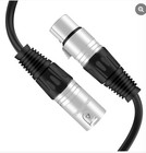 Xlr 3pin Male To Female Mic Microphone Snake Cable Cords 5 Color Mix 20 Feet