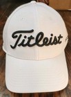 Titleist Tour Sports Elite Golf Mesh Fitted Hat Cap  Pro V1 White  L xl  New  