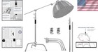 Professional Photography C Stand  10 5ft Adjustable Light Stand With Boom Arm