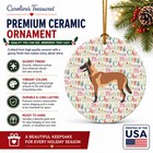 Caroline s Treasures Malinois Belgian Shepherd  Ceramic Ornament Wdk2049co1