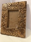 Carved Wood Ornate Picture Photo Frame Wide Margin Fits 4 X 6 Inch Photo