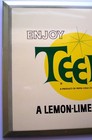 Teem Soda Bottle Vintage Advertising Sign T-203 Origional Pepsi Cola Company