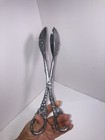 2002 Arthur Court Aluminum Grapes   Vines 10 1 2  Salad Serving Scissor Tongs