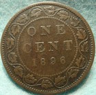 1896 High-grade Canada Large-cent Victoria Coin No-res Canadian 