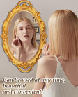 Gold Mirror Tray Vintage Vanity Tray For Dresser Perfume Storage Decorative Mirr