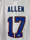 Jersey Josh Allen  17 Hand Signed Buffalo Bills Autographed Size M Bas Coa
