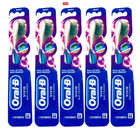 Oral-b Dual Action Vivid Whitening Soft Toothbrush  Various Color - Pack Of 5