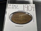 1904 St  Louis World s Fair Elongated Indian Cent Palace Of Education Xf Luster
