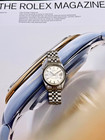 Vintage 1973 Rolex Datejust 1603  wide Boy  36mm Silver Dial