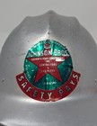 E d  Bullard Silver Aluminum Hard Hat Hard Boiled W  Liner Johnson Bro Sticker