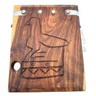 Samson Bvure Mbira Dzavadzimu African Thumb Piano Zimbabwe Bird Carved Kalimba