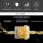 10pcs 1 4  Motorcycle Inline Gas Fuel Filter For Dirt Bike Atv Utv Snowmobile 