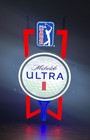 New Michelob Ultra Pga Golf Led Sign Man Cave Bar Beer Light Up Golfing