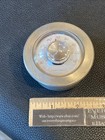 Convex Pewter Desktop Thermometer Paperweight 2-3 8    Drop In Honeywell B m 7195